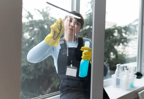 Nettoyage de vitres intérieures et extérieures à Robert-Espagne